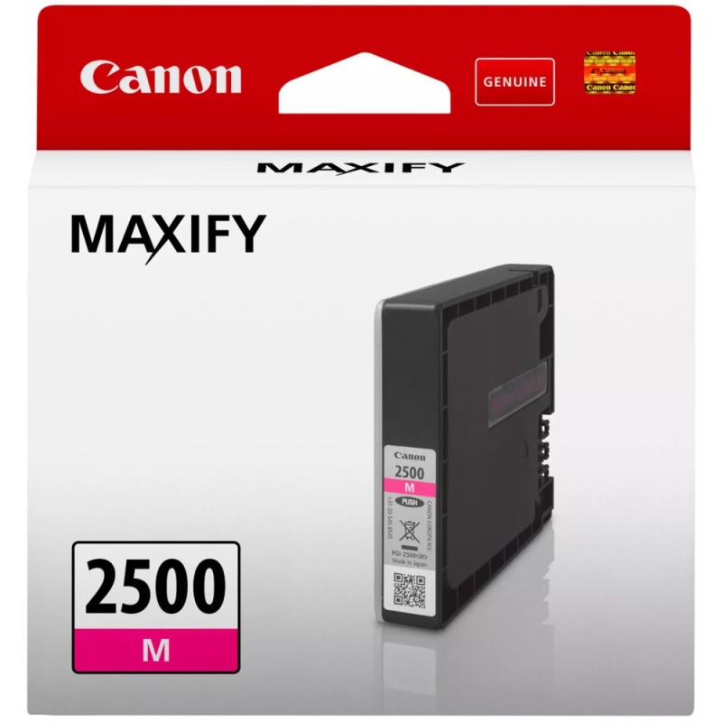 Canon originální ink PGI-2500 M, 9302B001, magenta, 9.6ml