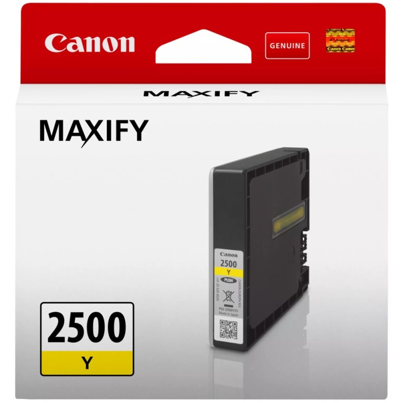 Canon originální ink PGI-2500 Y, 9303B001, yellow, 9.6ml