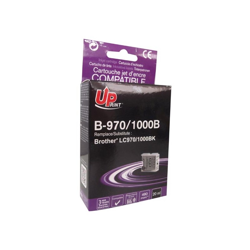 UPrint kompatibilní ink s LC-1000BK, B-970B, black, 18ml