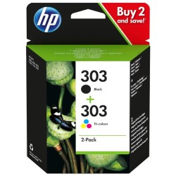 HP 303 2-pack Black/Tri-color Original Ink Cartridges