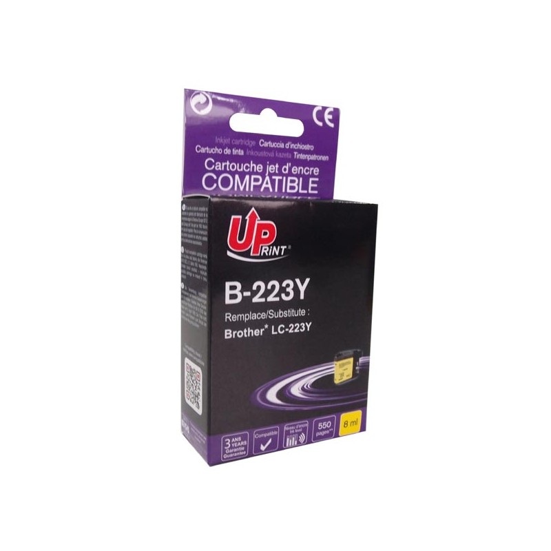 UPrint kompatibilní ink s LC-223Y, B-223Y, yellow, 550str., 8ml