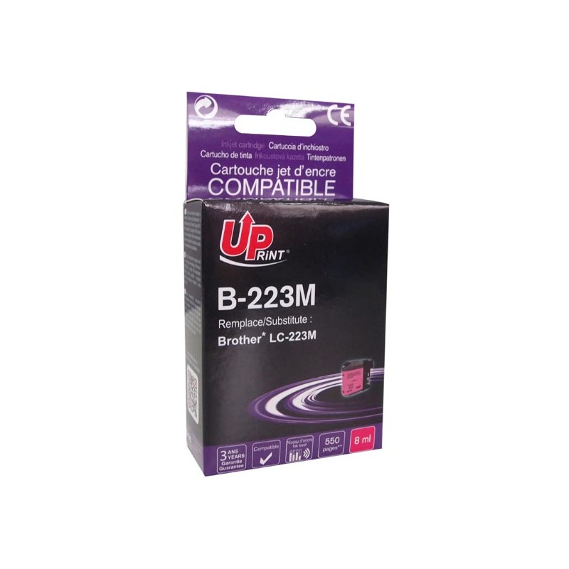 UPrint kompatibilní ink s LC-223M, B-223M, magenta, 550str., 8ml