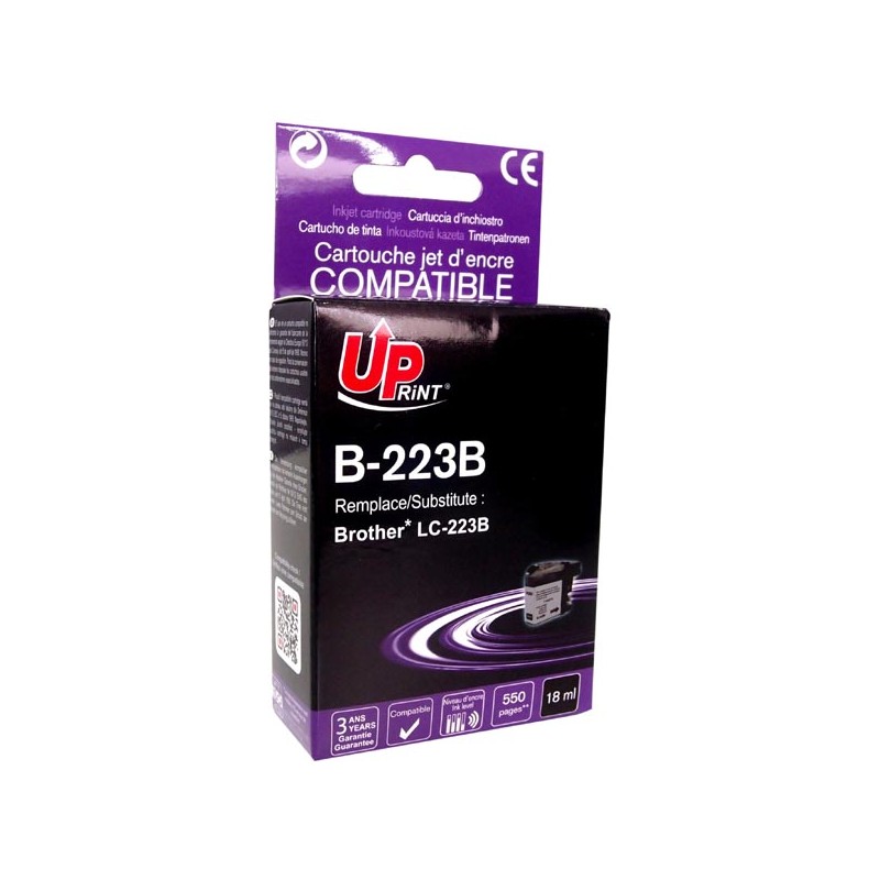 UPrint kompatibilní ink s LC-223BK, B-223B, black, 550str., 18ml