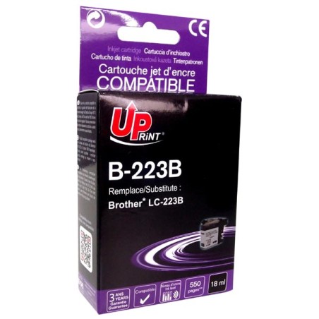 UPrint kompatibilní ink s LC-223BK, B-223B, black, 550str., 18ml
