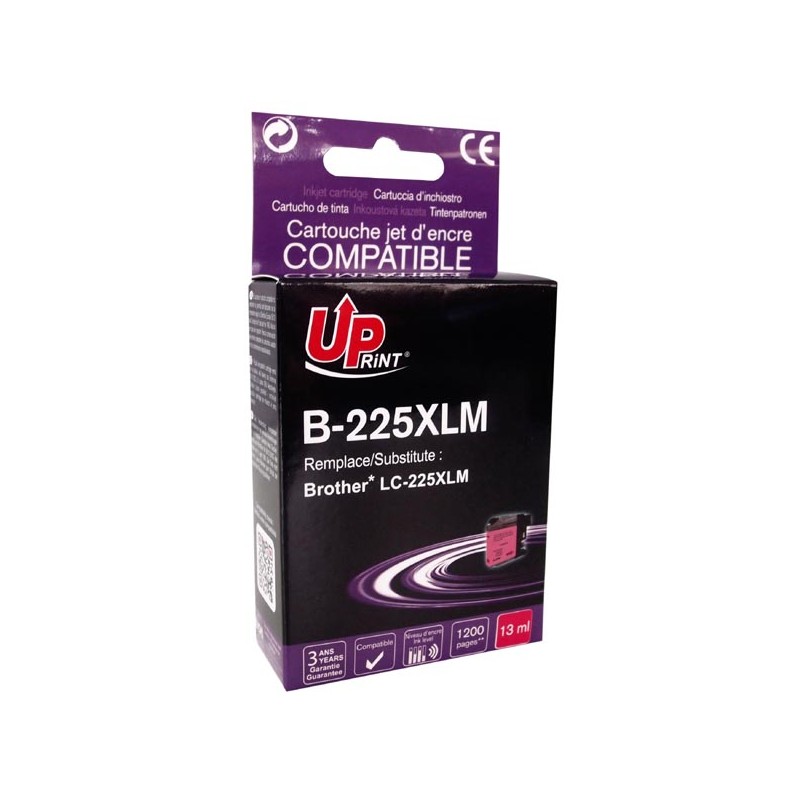 UPrint kompatibilní ink s LC-225XLM, B-225XLM, magenta, 1200str., 13ml