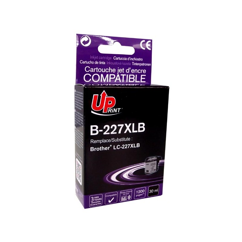 UPrint kompatibilní ink s LC-227XLBK, B-227XLB, black, 1200str., 30ml