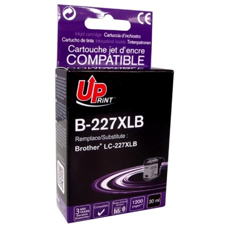 UPrint kompatibilní ink s LC-227XLBK, B-227XLB, black, 1200str., 30ml
