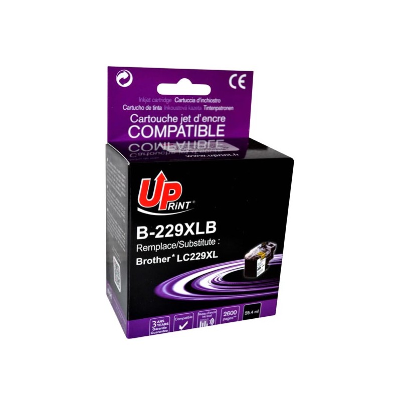 UPrint kompatibilní ink s LC-229XL, B-229XLB, black, 2600str.
