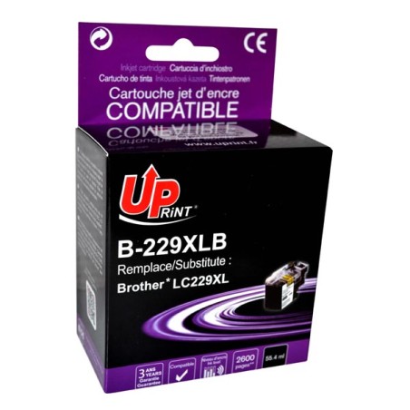UPrint kompatibilní ink s LC-229XL, B-229XLB, black, 2600str.