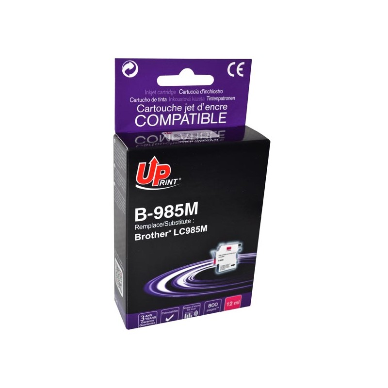 UPrint kompatibilní ink s LC-985M, B-985M, magenta, 12ml