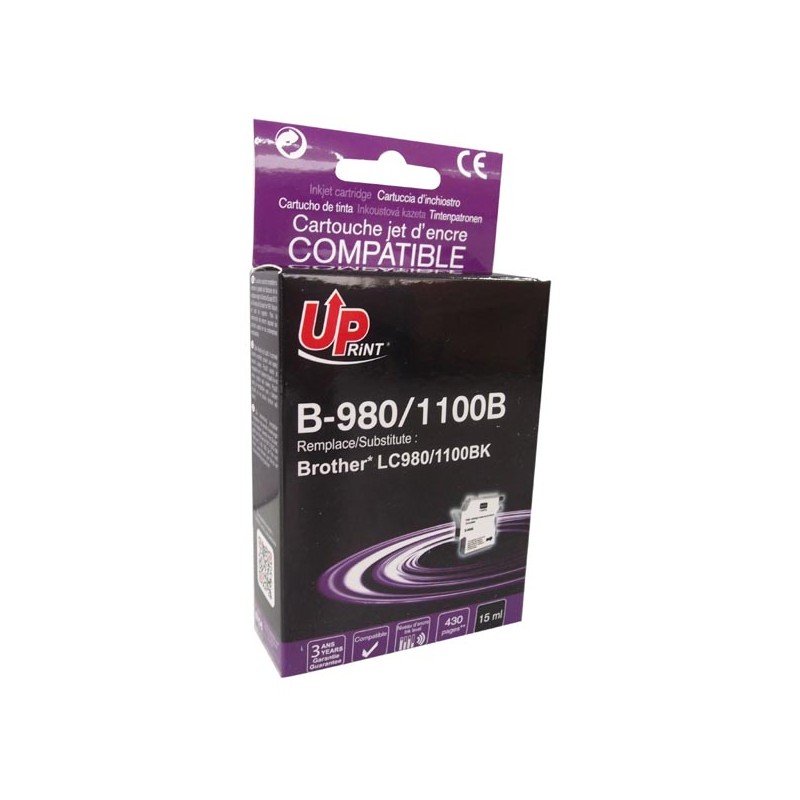 UPrint kompatibilní ink s LC-980BK, B-980B, black, 15ml