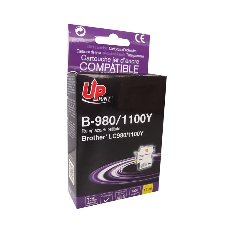 UPrint kompatibilní ink s LC-980Y, B-980Y, yellow, 12ml