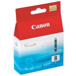 Canon originální ink CLI-8 C, 0621B028, 0621B006, cyan, blistr s ochranou, 420str., 13ml