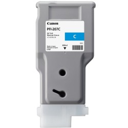 Canon originální ink PFI-207 C, 8790B001, cyan, 300ml