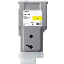 Canon originální ink PFI-207 Y, 8792B001, yellow, 300ml