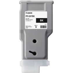 Canon originální ink PFI-207 BK, 8789B001, black, 300ml