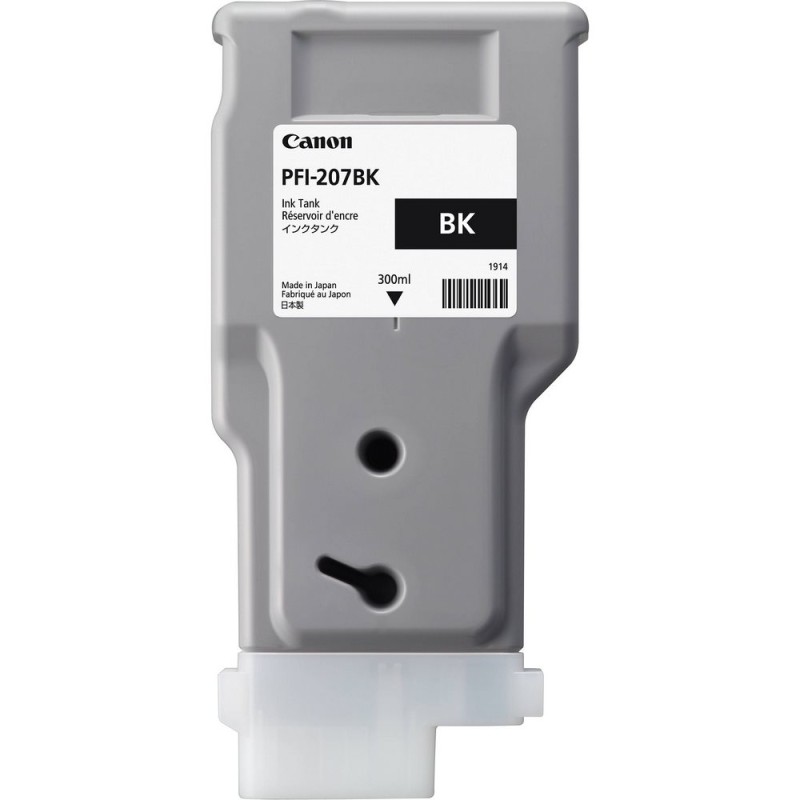 Canon originální ink PFI-207 BK, 8789B001, black, 300ml