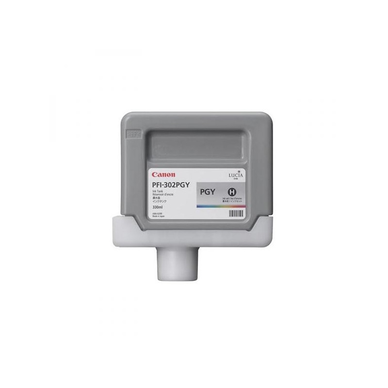 Canon originální ink PFI-302 PGY, 2218B001, photo grey, 330ml