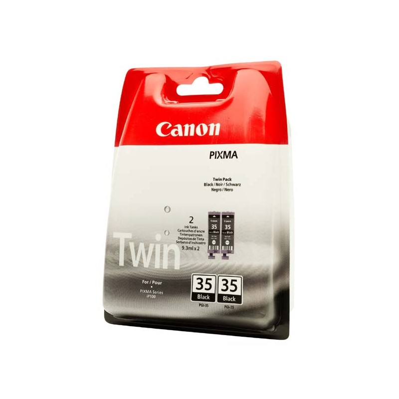 Canon originální ink PGI-35 BK, 1509B012, black, 2x191str., 2ks, 2-pack, DOPRODEJ