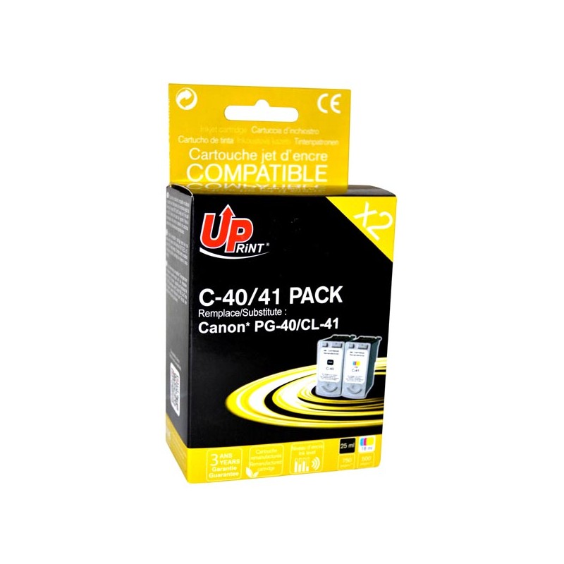 UPrint kompatibilní ink s PG40+CL41, C-40/41 PACK, black/color, 25+3x18ml