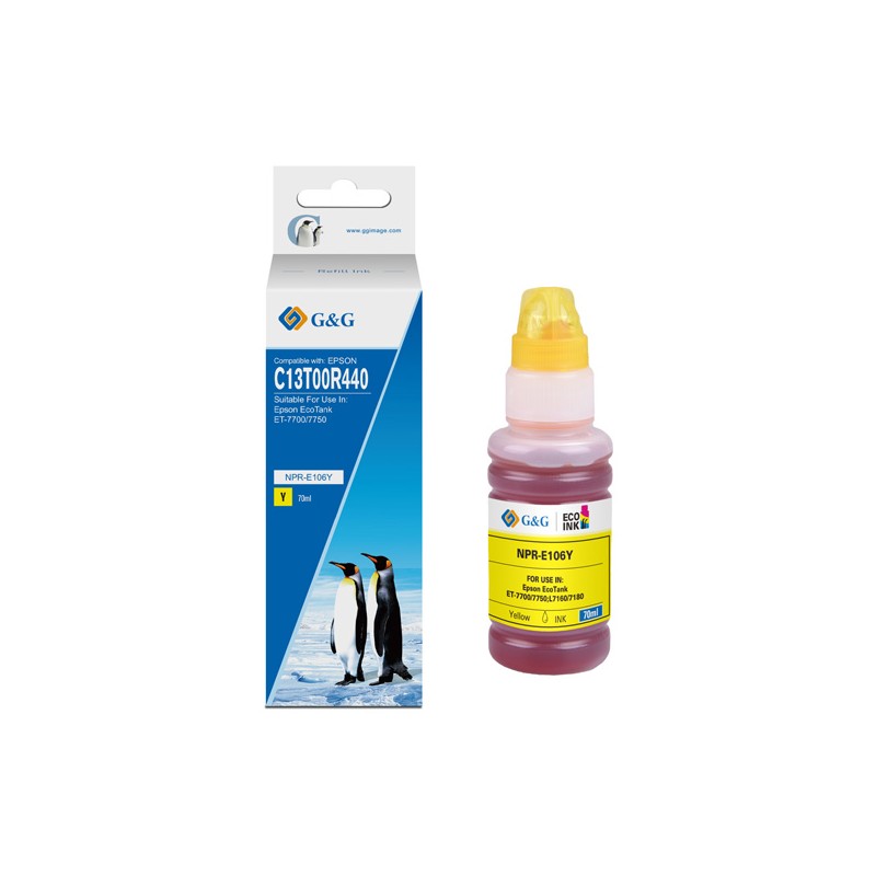 G&G kompatibilní ink s C13T00R440, NPR-E106Y, yellow