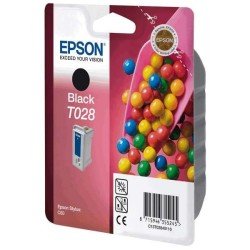 Epson originální ink C13T028401, black, 600str., 17ml