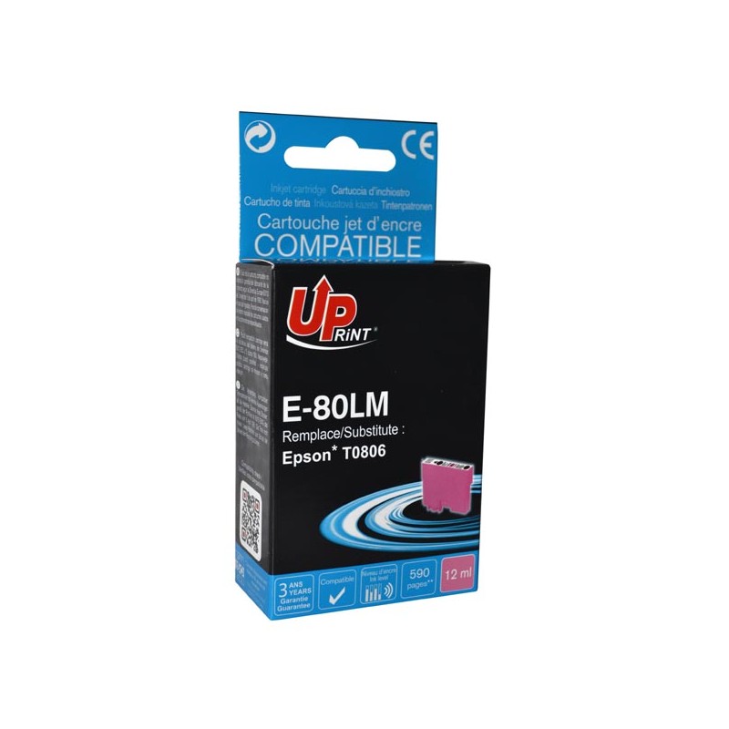 UPrint kompatibilní ink s C13T08064011, E-80LM, light magenta, 11ml