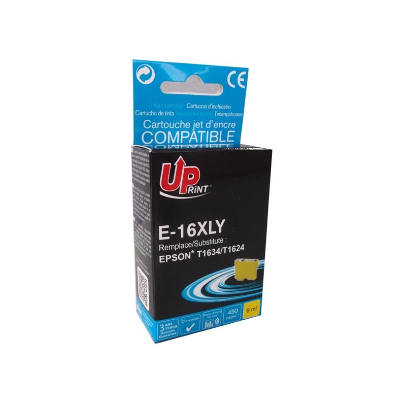 UPrint kompatibilní ink s C13T16344010, T163440, 16XL, E-16XLY, yellow, 450str., 9ml