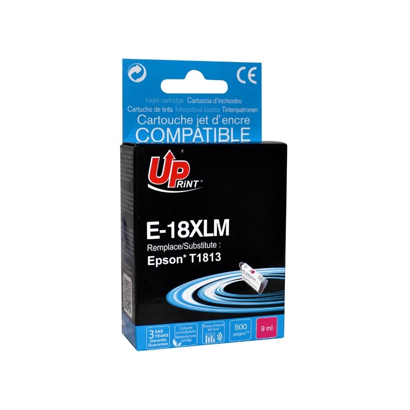 UPrint kompatibilní ink s C13T18134010, 18XL, E-18XLM, magenta, 10ml