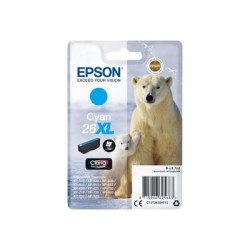 Epson originální ink C13T26324022, T263240, 26XL, cyan, 9,7ml
