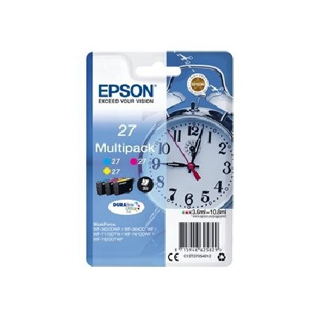 Epson originální ink C13T27054022, 27, color, 3x3,6ml