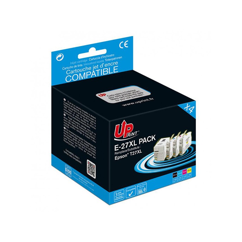 UPrint kompatibilní ink s C13T271, 27XL, 1xblack/1xcyan/1xmagenta/1xyellow, 1x23 + 3x13ml