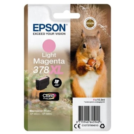 Epson originální ink C13T37964010, light magenta, 10.3ml