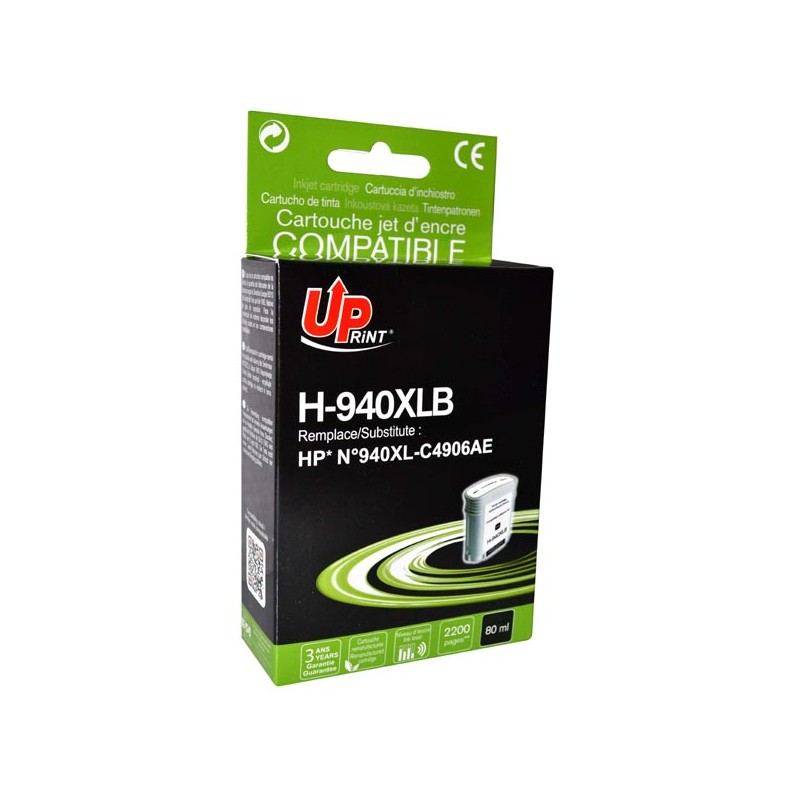 UPrint kompatibilní ink s C4906A, HP 940XL, H-940XL-B, black, 80ml