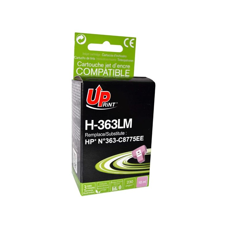 UPrint kompatibilní ink s C8775EE, HP 363, H-363LM, light magenta, 10ml