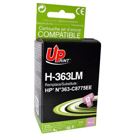 UPrint kompatibilní ink s C8775EE, HP 363, H-363LM, light magenta, 10ml
