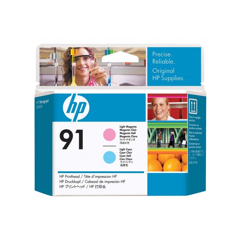 HP originální tisková hlava C9462A, HP 91, light cyan/light magenta
