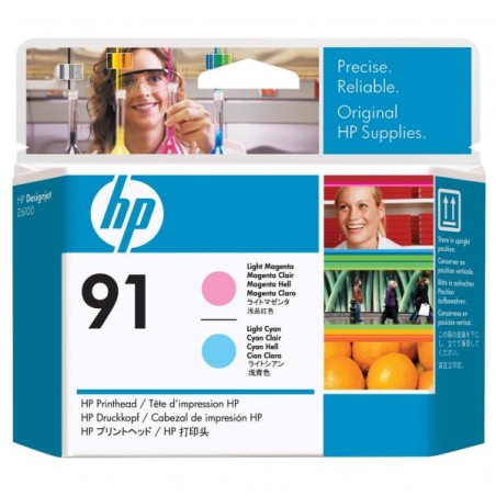 HP originální tisková hlava C9462A, HP 91, light cyan/light magenta