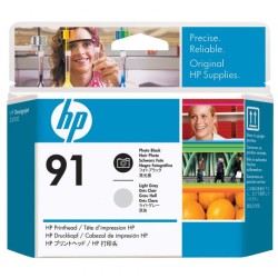 HP originální tisková hlava C9463A, HP 91, photo black/light grey