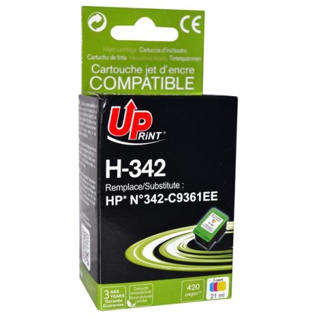 UPrint kompatibilní ink s C9361EE, HP 342, H-342CL, color, 15ml