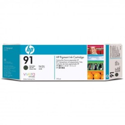 HP originální ink C9464A, HP 91, matte black, 775ml