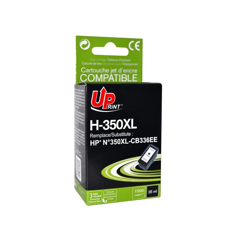 UPrint kompatibilní ink s CB336EE, HP 350XL, H-350XL-B, black, 35ml