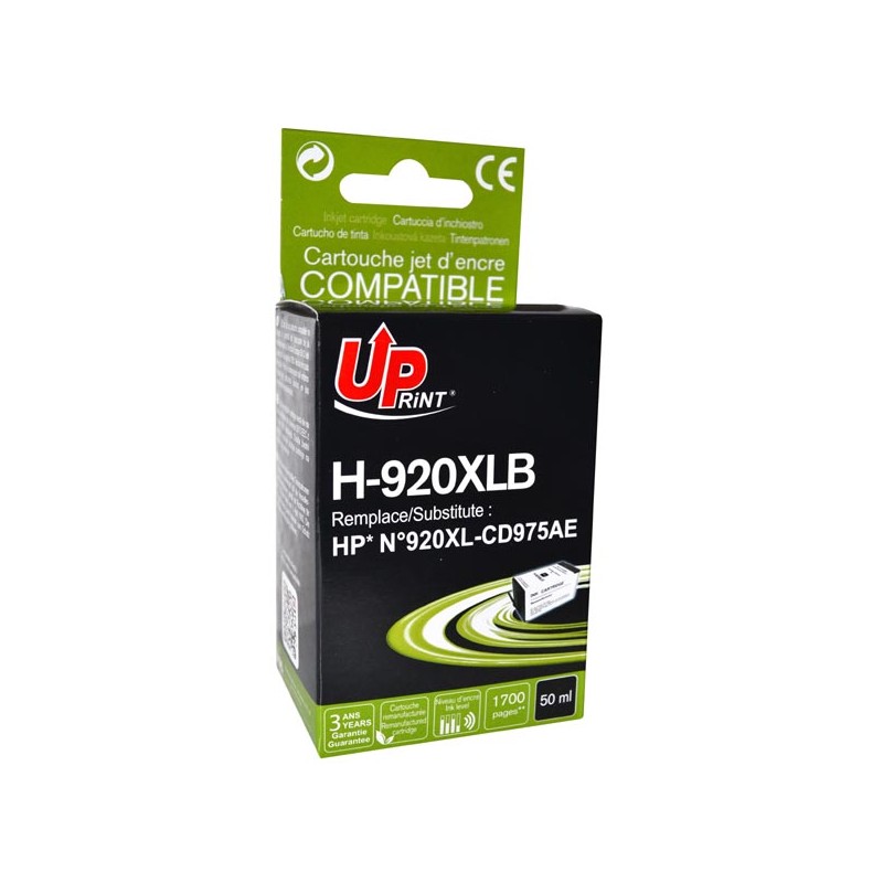 UPrint kompatibilní ink s CD975AE, HP 920XL, H-920XLB, black, 50ml