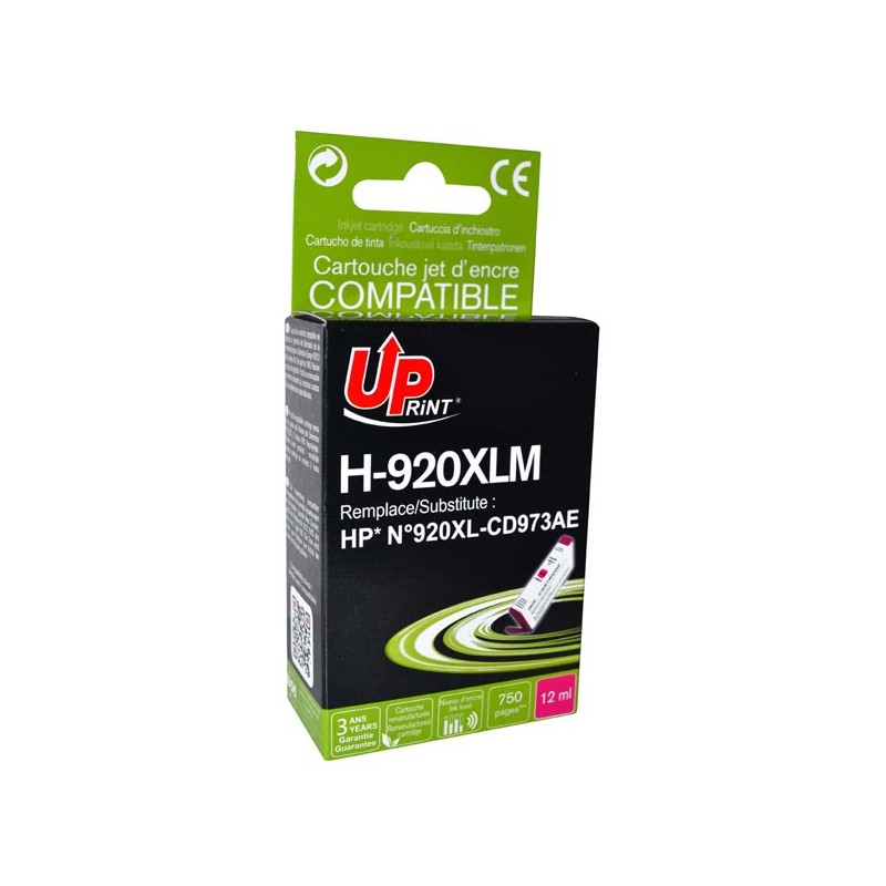UPrint kompatibilní ink s CD973AE, HP 920XL, H-920XLM, magenta, 12ml