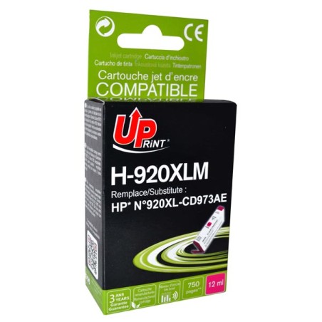 UPrint kompatibilní ink s CD973AE, HP 920XL, H-920XLM, magenta, 12ml