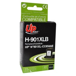 UPrint kompatibilní ink s CC654AE, HP 901XL, H-901XLB, black, 20ml