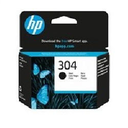 HP 304 Black Ink Cartridge (120 pages)