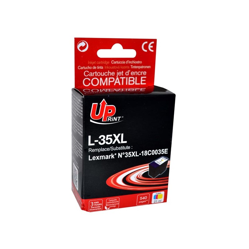 UPrint kompatibilní ink s 18C0035E, 35XL, L-35XL, color, 21ml