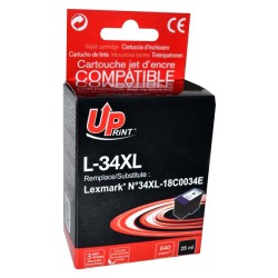UPrint kompatibilní ink s 18C0034E, 34XL, L-34XL, black, 25ml