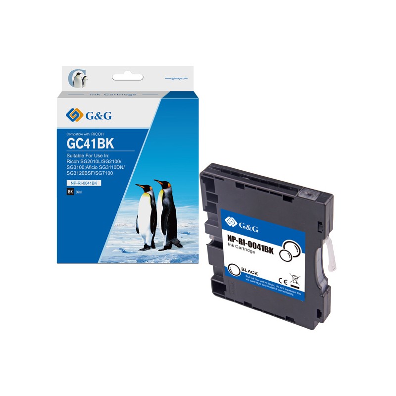 G&G kompatibilní ink s 405765, NP-RI-0041BK, black, 600str.